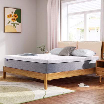 Queen Mattress, Ssecretland 10 Inch Gel Memory Foam Mattress in a Box, Queen Mattress