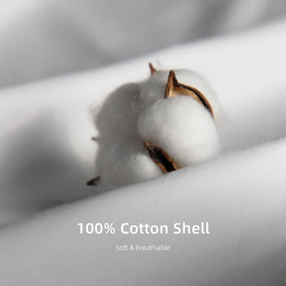Luxury Goose Down Pillow Standard Size, Soft and Support Down Bed Pillow for Back, Side, Stomach Sleepers-2 Pack Standard Size (0 x 26°?
