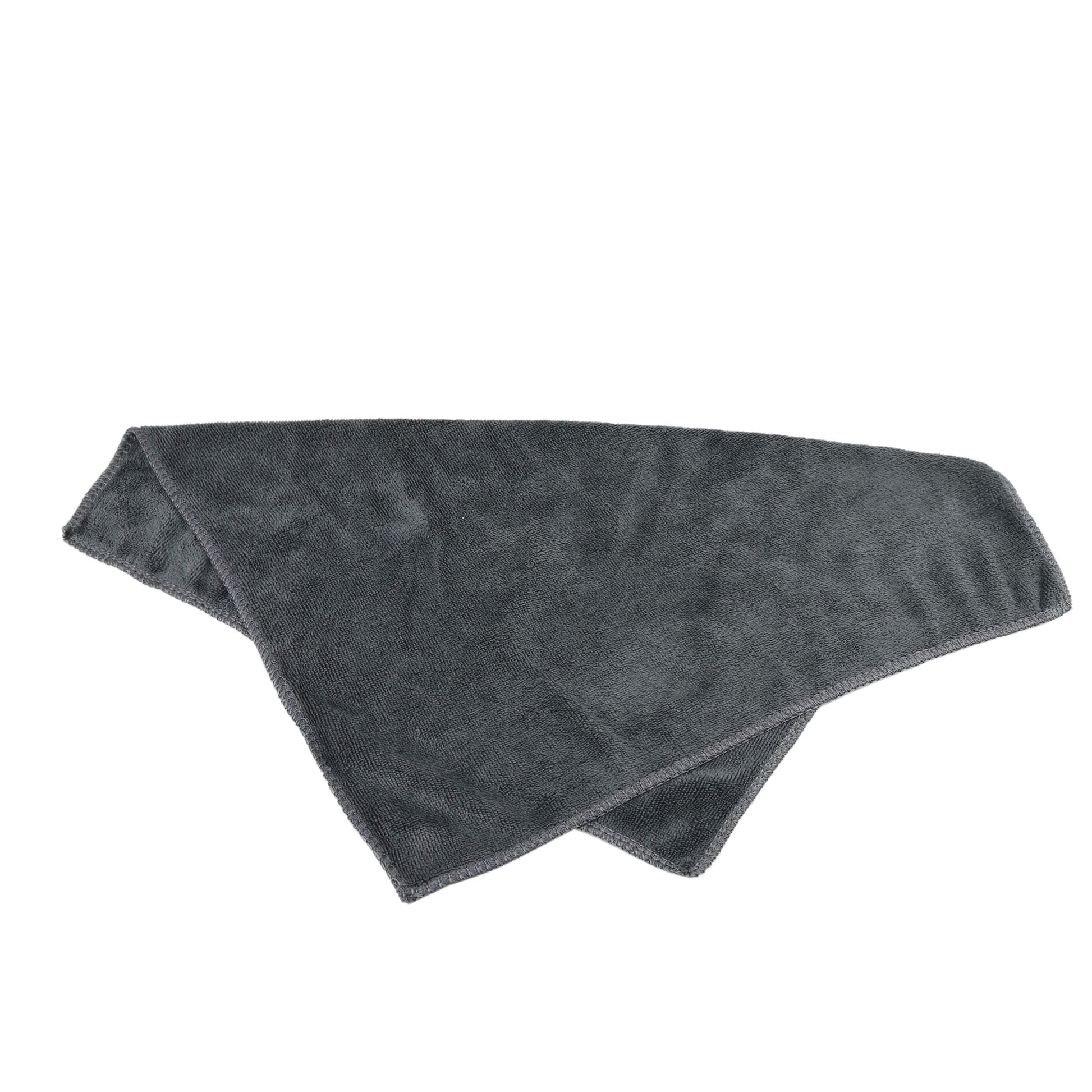 5pcs Gray 300gsm Microfiber Cleaning Cloth Absorbent Car Washing Drying Towel 40 x 40cm