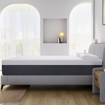 Queen Mattress,Madinog 10" Cooling Gel Memory Foam Mattress-in-a-Box with Breathable Cover