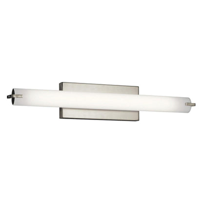 1 Light Linear Bath Vanity Approved For Damp Locations With Transitional Inspirations 4.75 Inches Tall By 37.25 Inches Wide Kichler Lighting