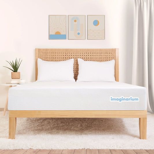 Imaginarium 10" Hybrid of Memory Foam and Coils Mattress with Antimicrobial Treated Cover, King