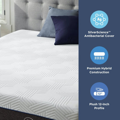 Dr. Oz Good Life Hybrid Gel Foam and Spring Mattress Pro, Twin XL