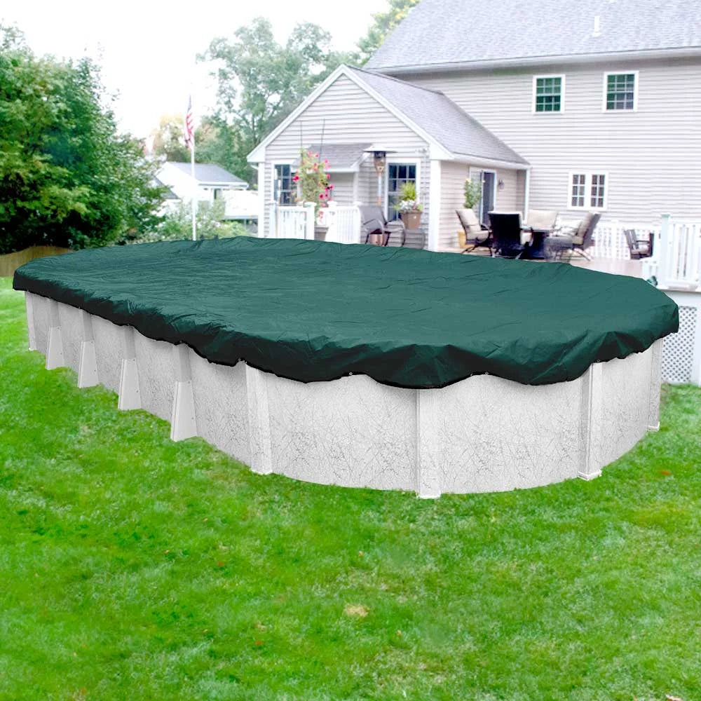 Robelle 15-Year Supreme Plus Oval Winter Pool Cover, 16 x 32 ft. Pool