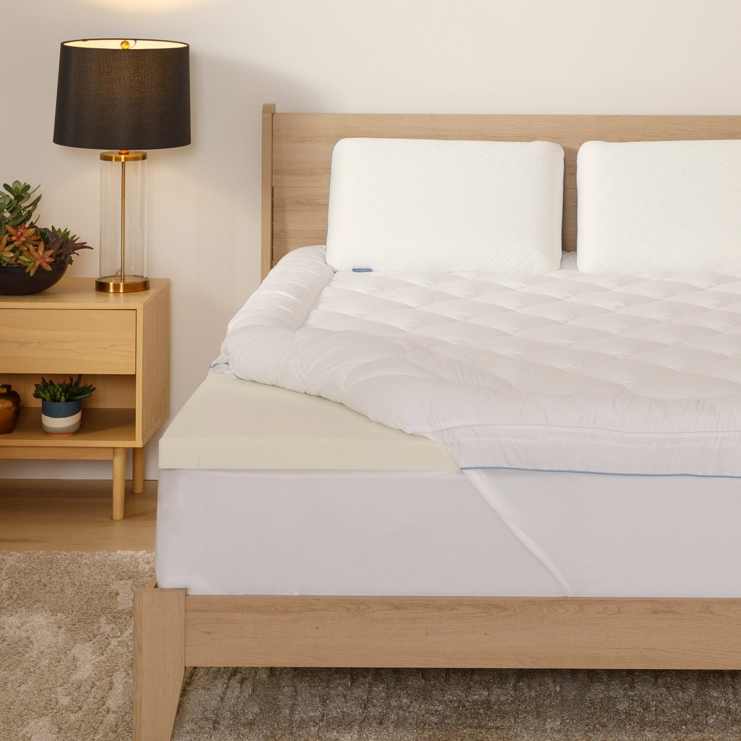 Serenity by Tempur-Pedic 2+1 Pillowtop Mattress Topper