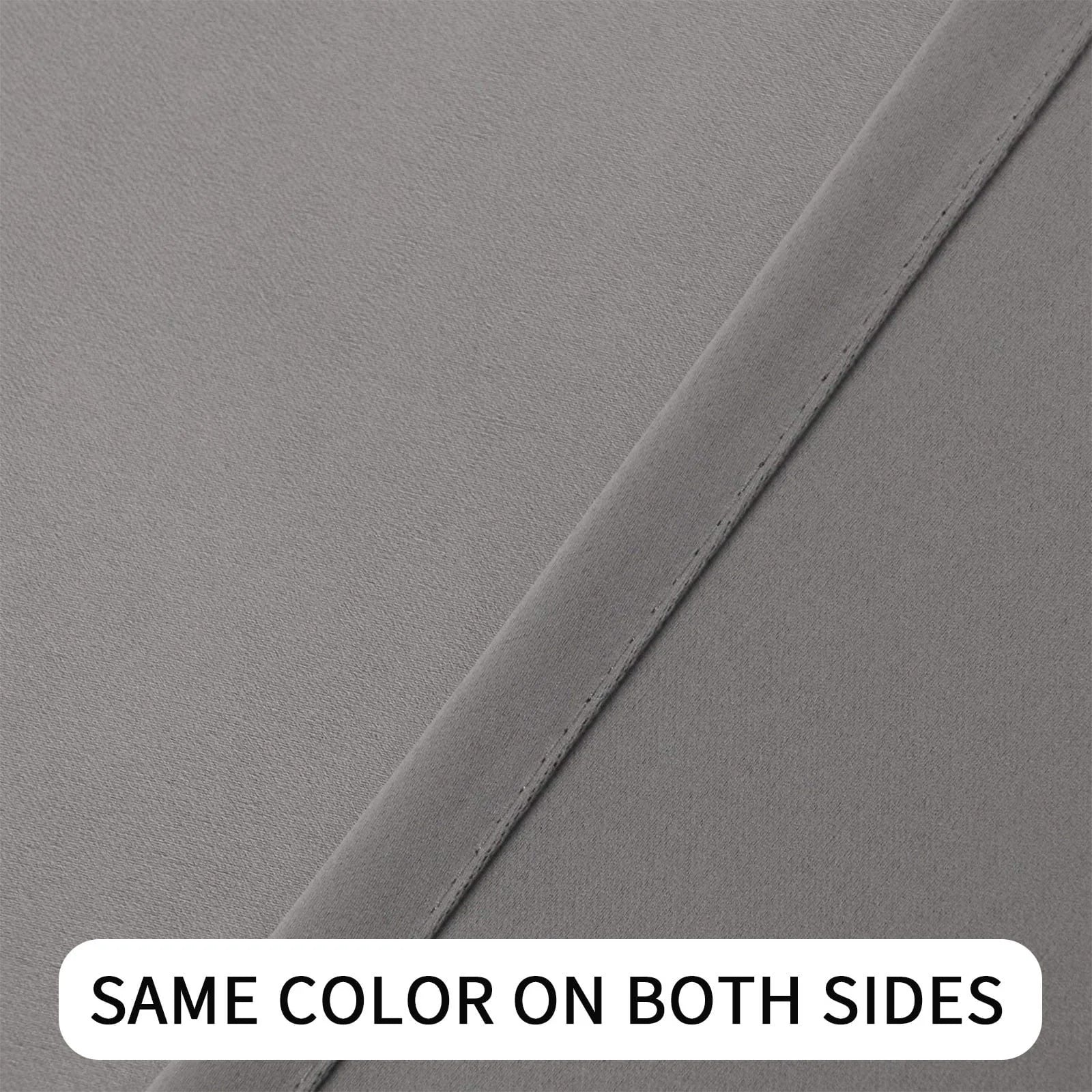 Blackout Curtains Kitchen Curtain,Short Curtains Half Window Curtains for Bedroom,Privacy Curtain Tiers for Windows, Energy Saving Curtain Tiers for Bathroom Shades,57°18inches per Panel