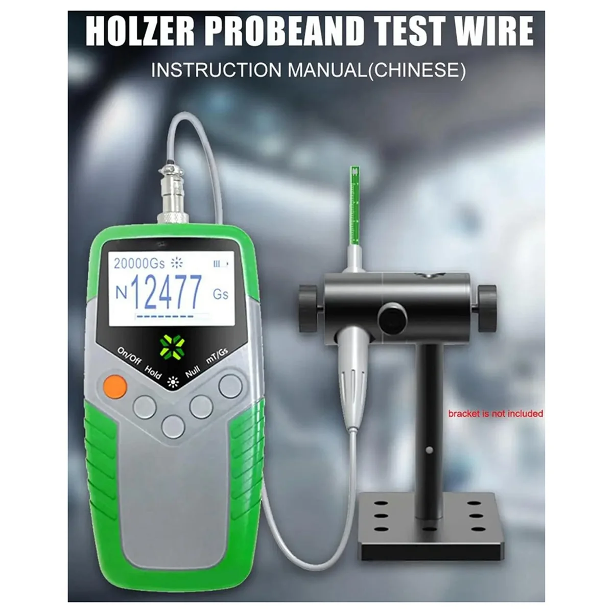 Handheld Digital Tester Digital, High Gaussmeter with Probe 0-2400MT, Magnetic Field Meters