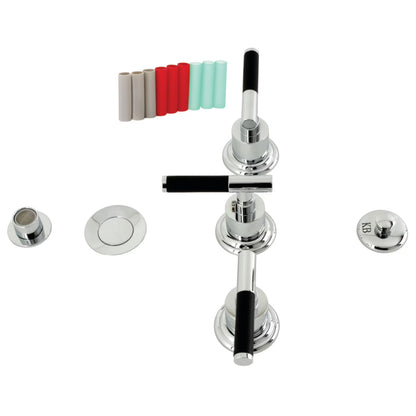 Kingston Brass KB6321CKL Kaiser Three-Handle Bidet Faucet, Polished Chrome