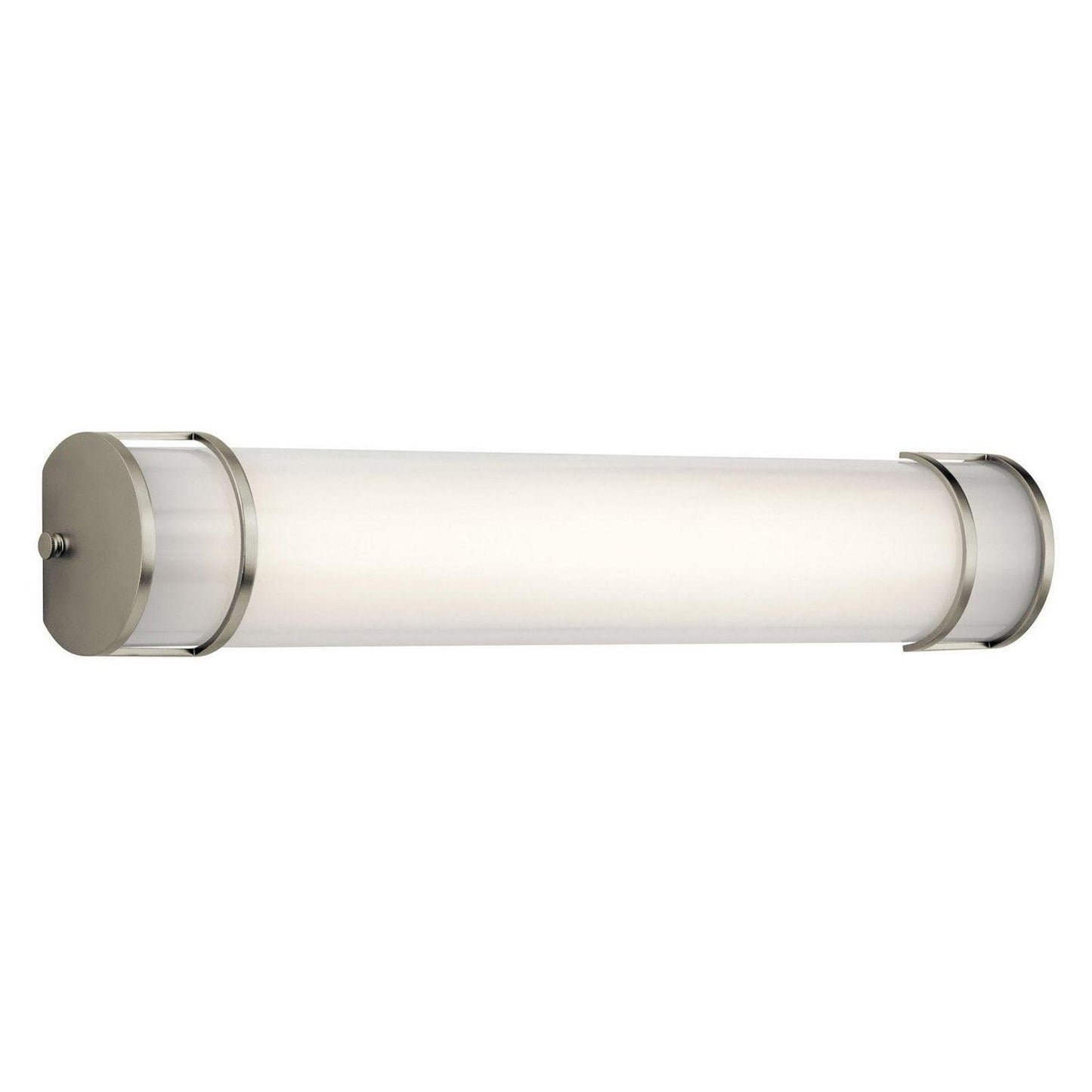 1 Light Linear Bath Vanity Approved For Damp Locations With Transitional Inspirations 4.5 Inches Tall By 24.75 Inches Wide Kichler Lighting 11142Niled