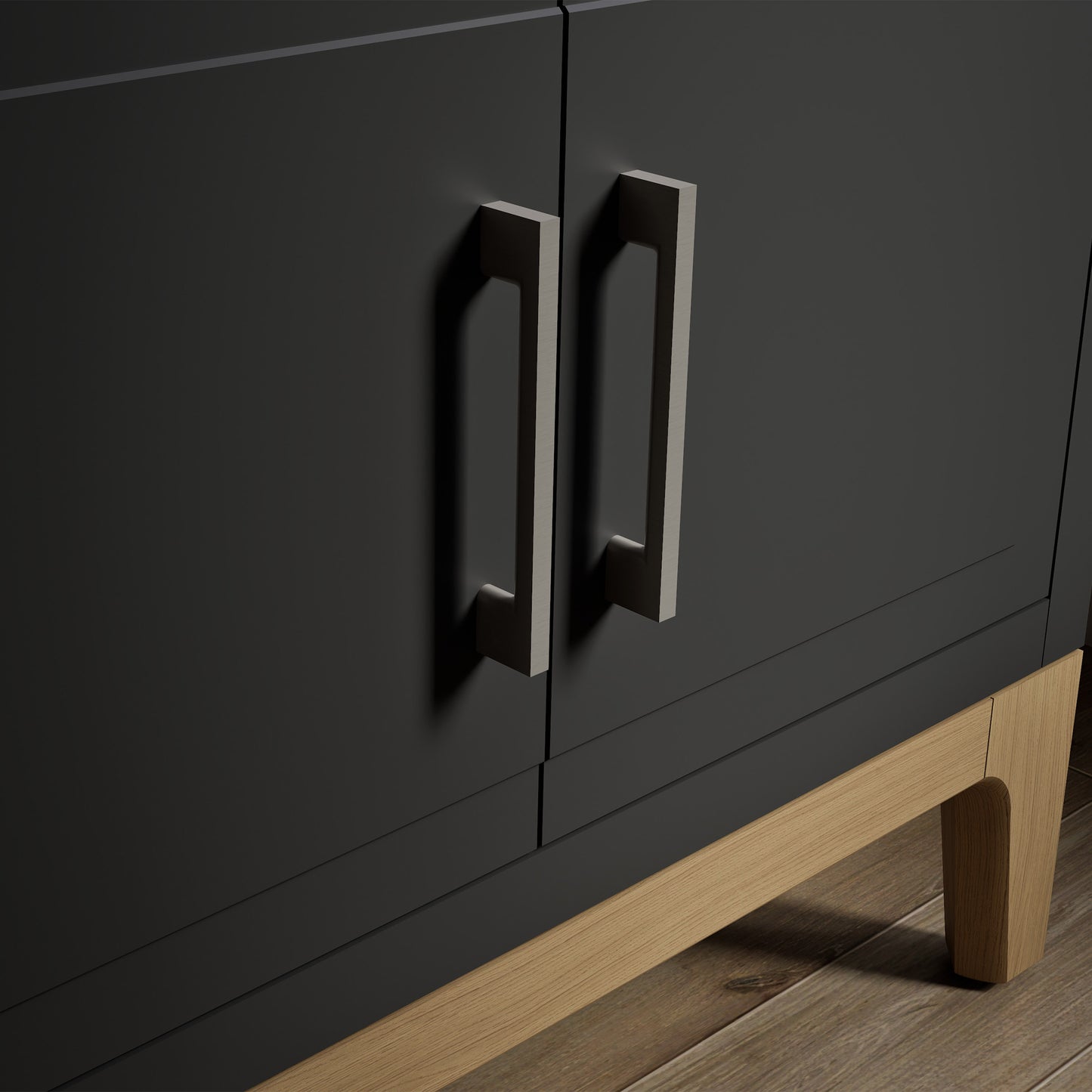 Tio Bathroom Vanity Cabinet with Sink and Quartz Top in Gray