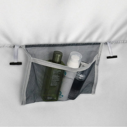 JWRWEF Oversized 2-Room Shower Tent – 7.5FT Extra-Wide Pop-Up Privacy Shelter, 5000mm Waterproof & Windproof Changing Room for Camping, Dressing, Toilet, Bathroom