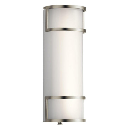 1 Light Linear Bath Vanity Approved For Damp Locations With Transitional Inspirations 4.5 Inches Tall By 36.5 Inches Wide Kichler Lighting 11143Niled