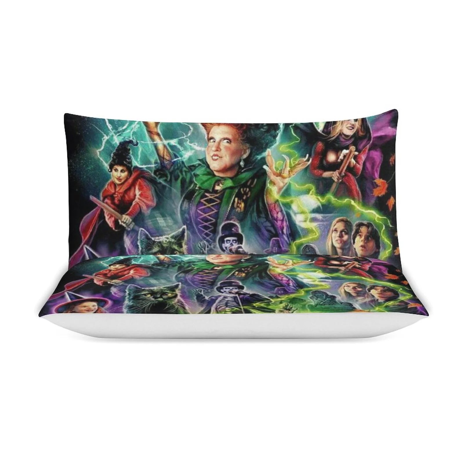 Hocus Pocus 3 Pieces Quilt Cover Set Soft Bedding Set 1 Duvet Cover + 2 Pillow Shams Home Bed Cover 86"x70"