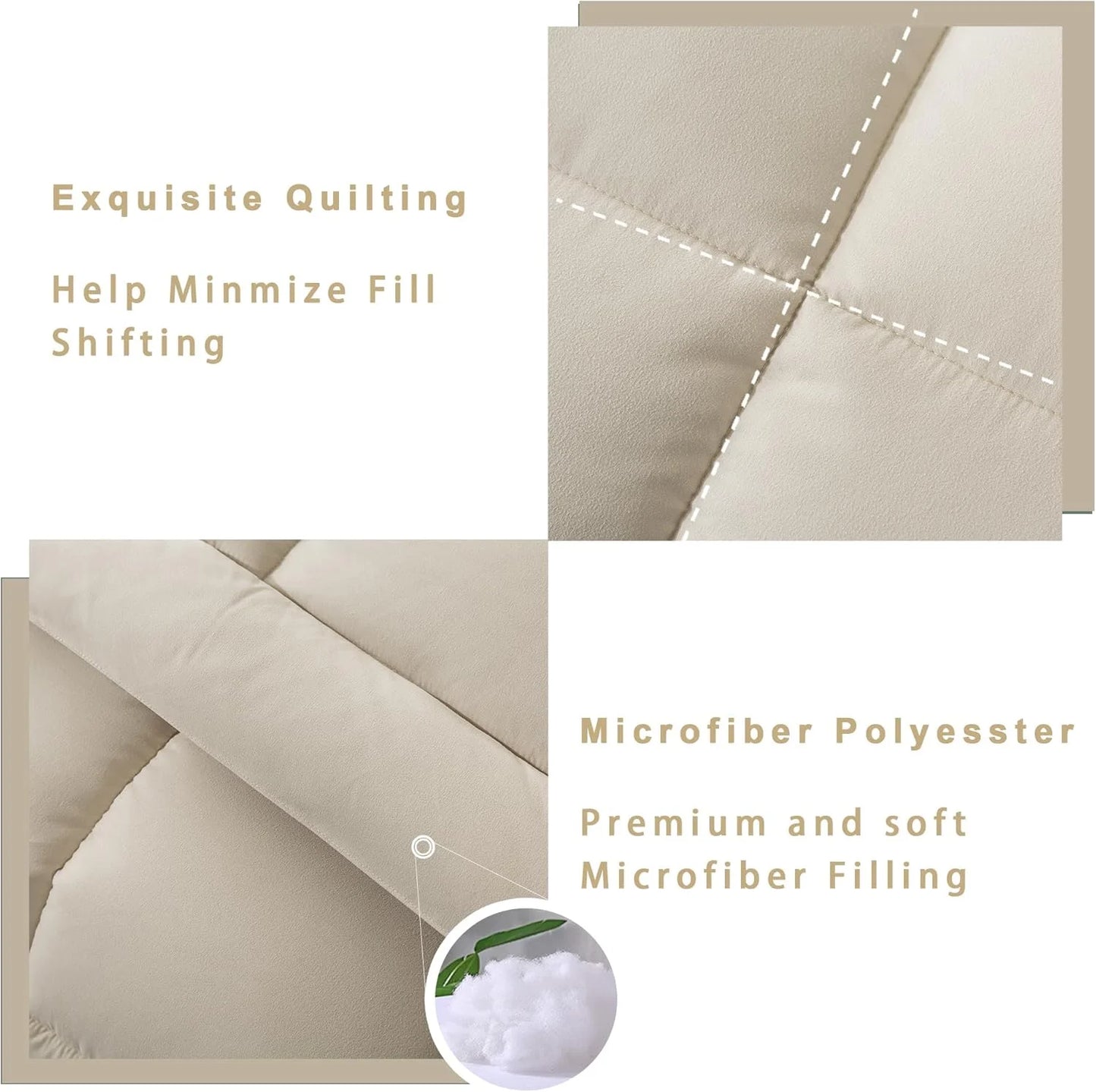 Bedding Comforter Cal King Size, Duvet Insert, Quilted Comforter with Corner Tabs, All Season Lightweight Quilt, Down Alternative Hotel Comforter Cal King Size 96X102 Baby Pink
