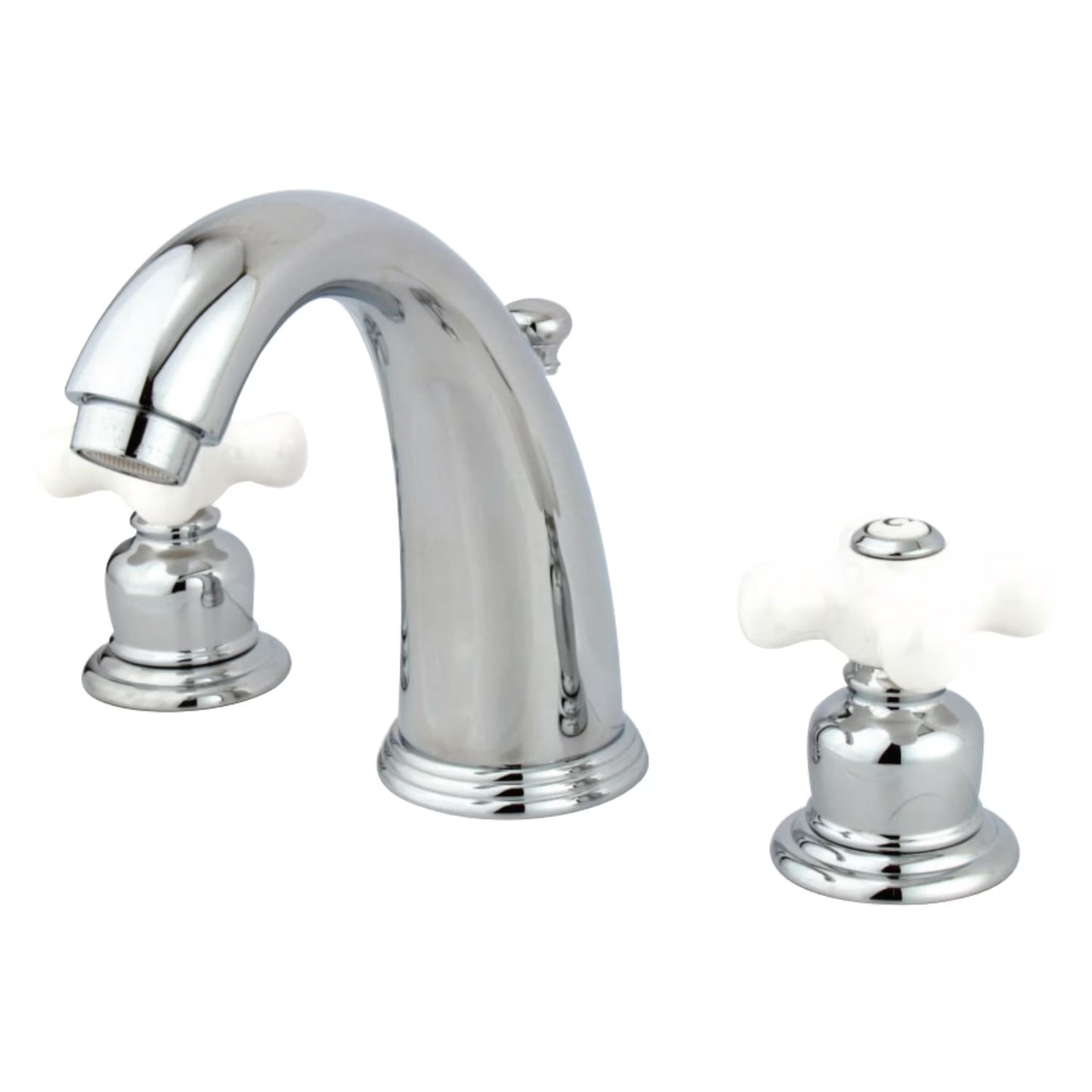Kingston Brass KB988PX Victorian 2-Handle 8 in. Widespread Bathroom Faucet, Brushed Nickel