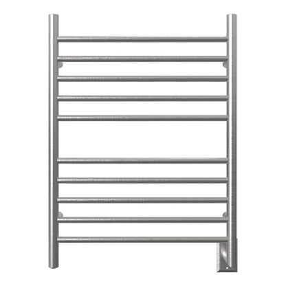 Amba Products 33.5" Gold Hardwired Straight 10 Polished Bar Towel Warmer
