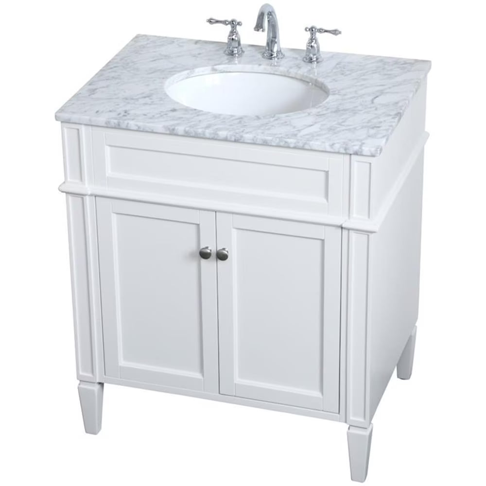 Elegant Kitchen and Bath 30 inch Single bathroom vanity in Grey