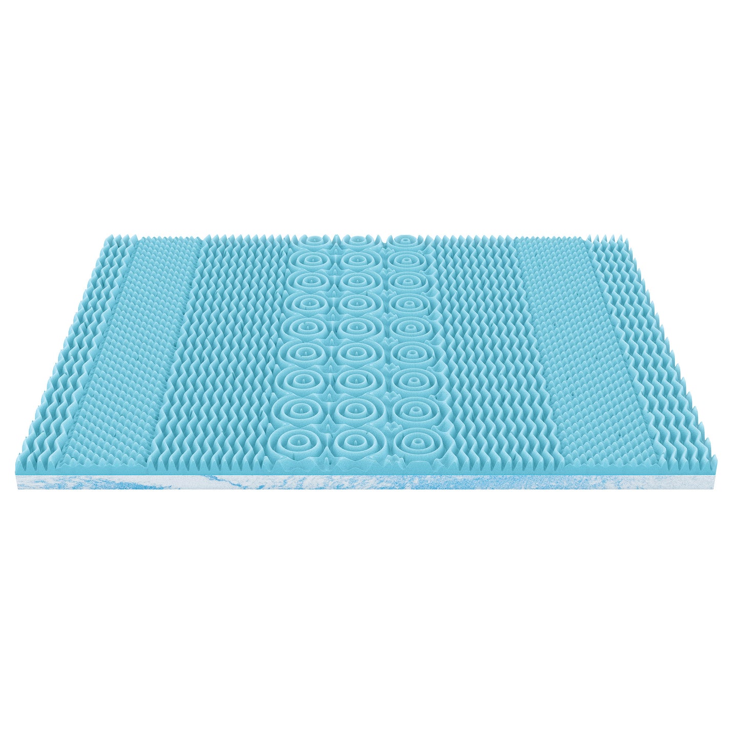 Boyd Sleep 4” Seven-Zone Cooling Gel & Copper Infused Memory Foam Mattress Topper