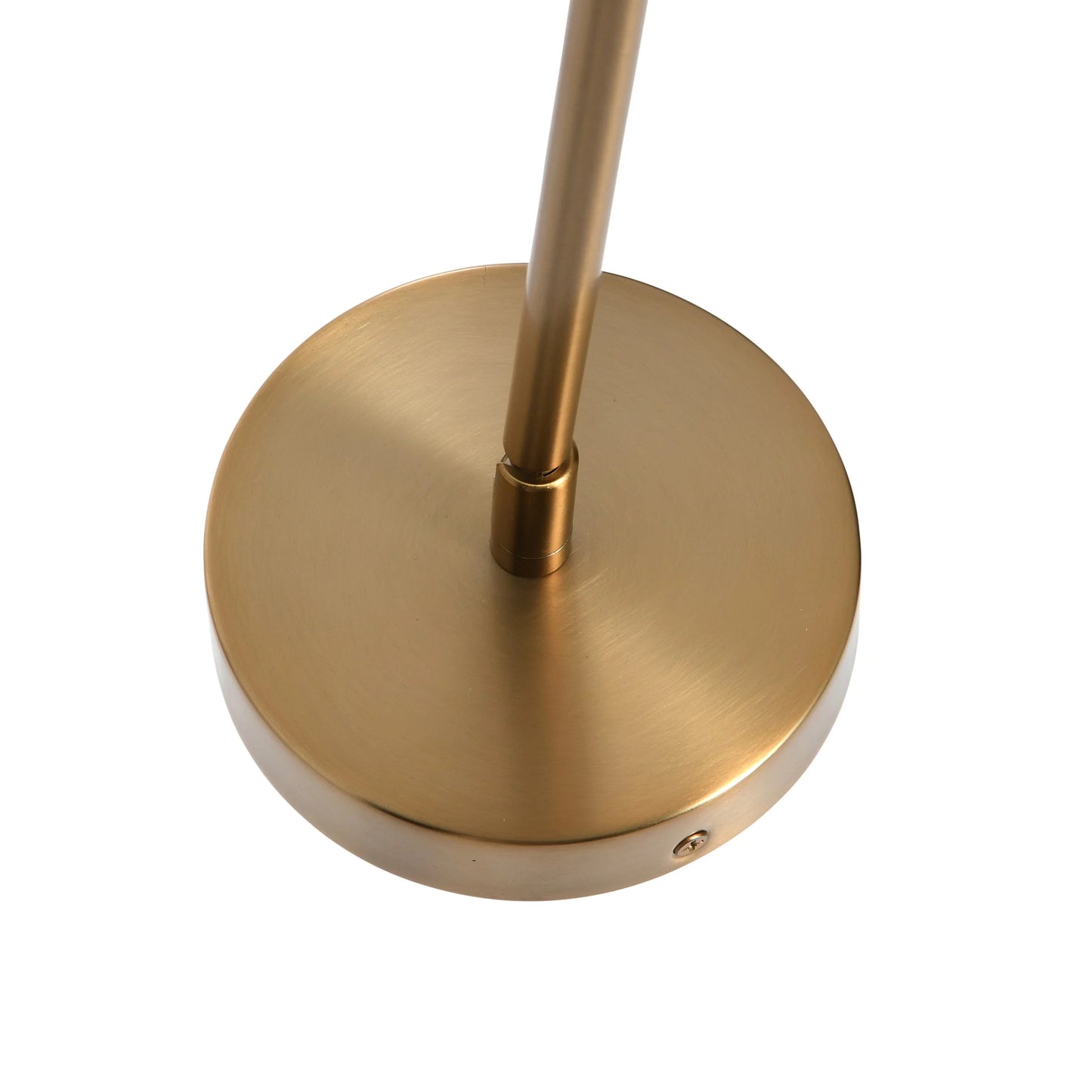 Creative Co-Op Robert Stevenson Lighting Ezra - Metal and Frosted Glass Convertible Flush Mount/Pendant Ceiling Light, Brushed Brass