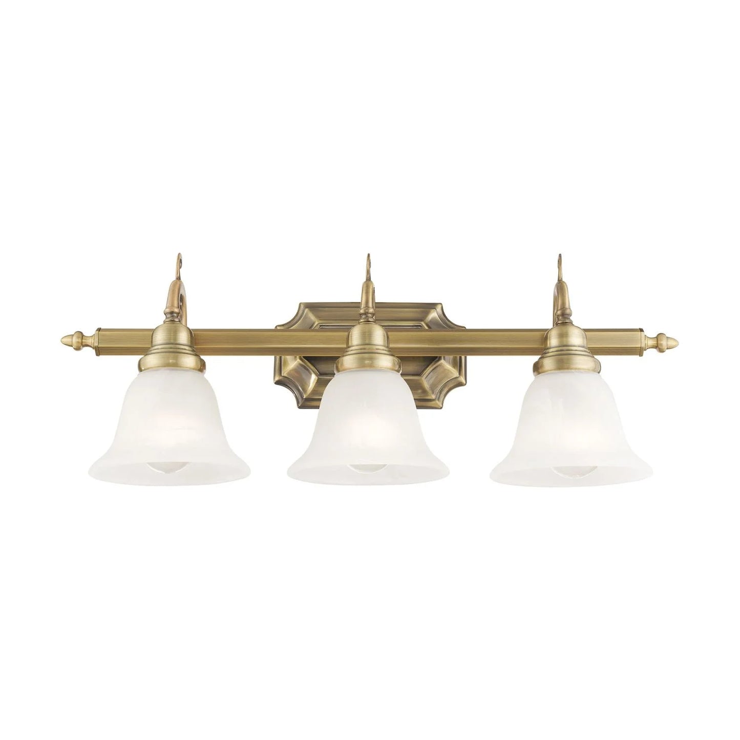 Livex Lighting French Regency Bath Light in Antique Brass