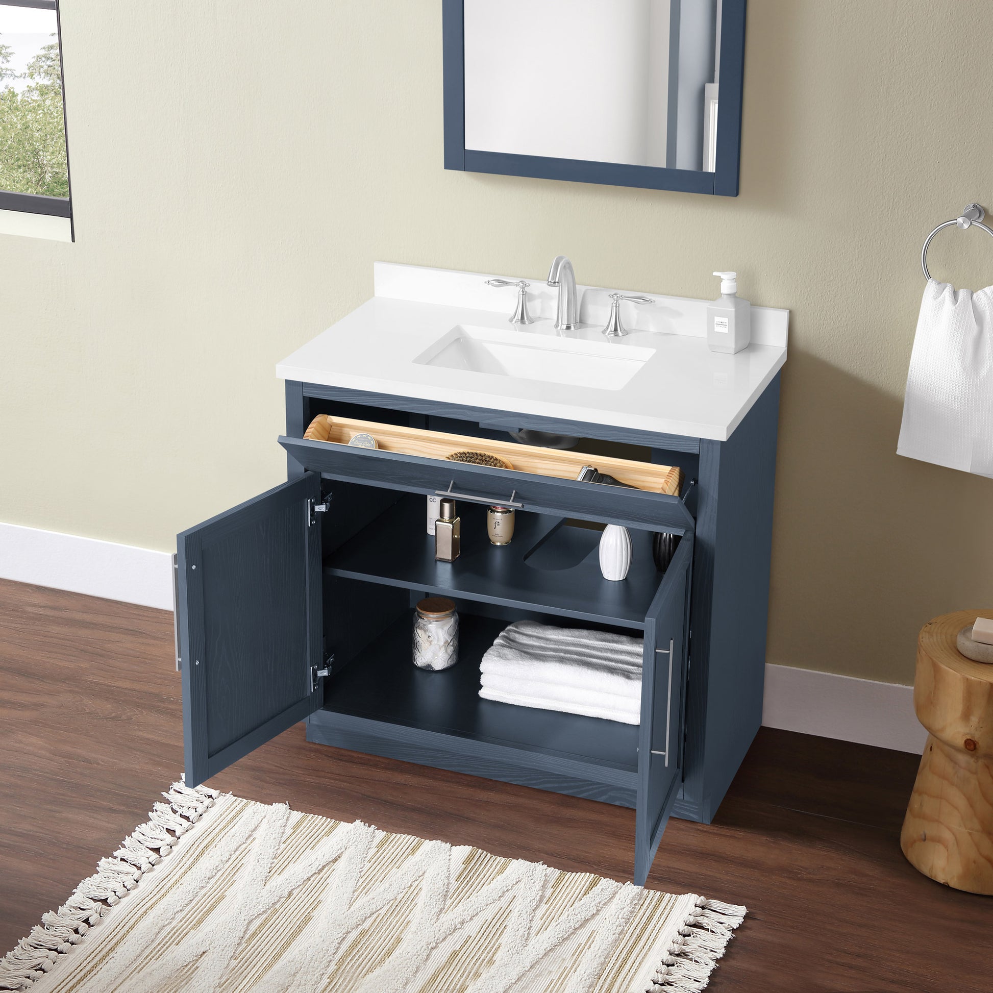 OVE Decors Kaya Bath Vanity in Blue
