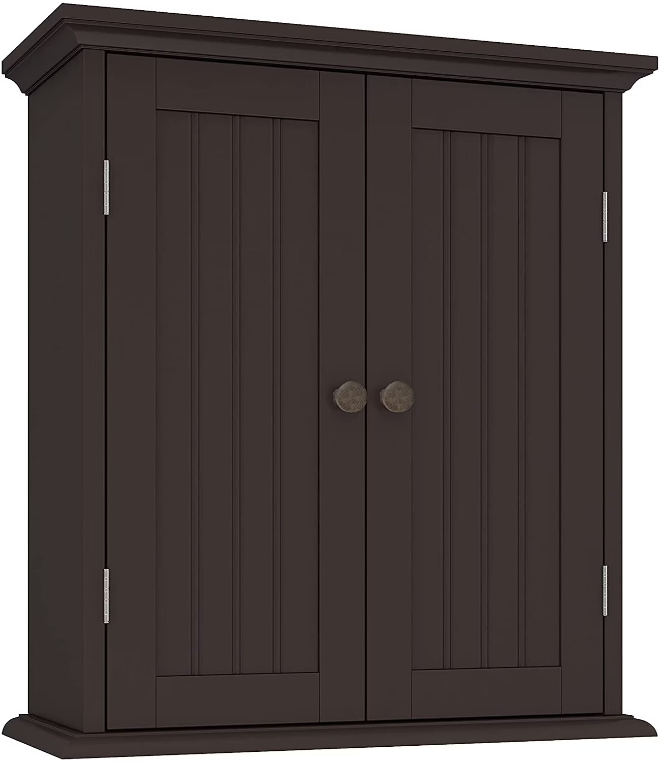 Bathroom Wall Cabinet, Over The Toilet Space Saver Storage Cabinet, Medicine Cabinet with 2 Door and Adjustable Shelves, Cupboard