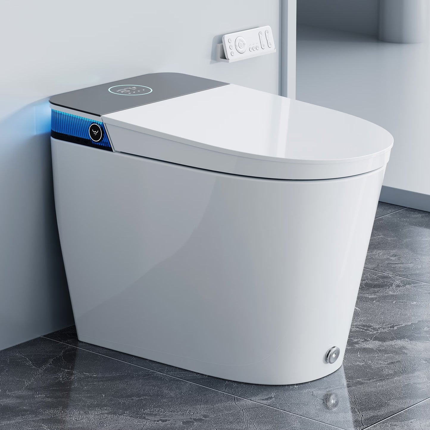 HOROW T38 Bidet SmartToilet with Built-in Water Tank,adjustable heated seat Mood Light 12'' Rough In