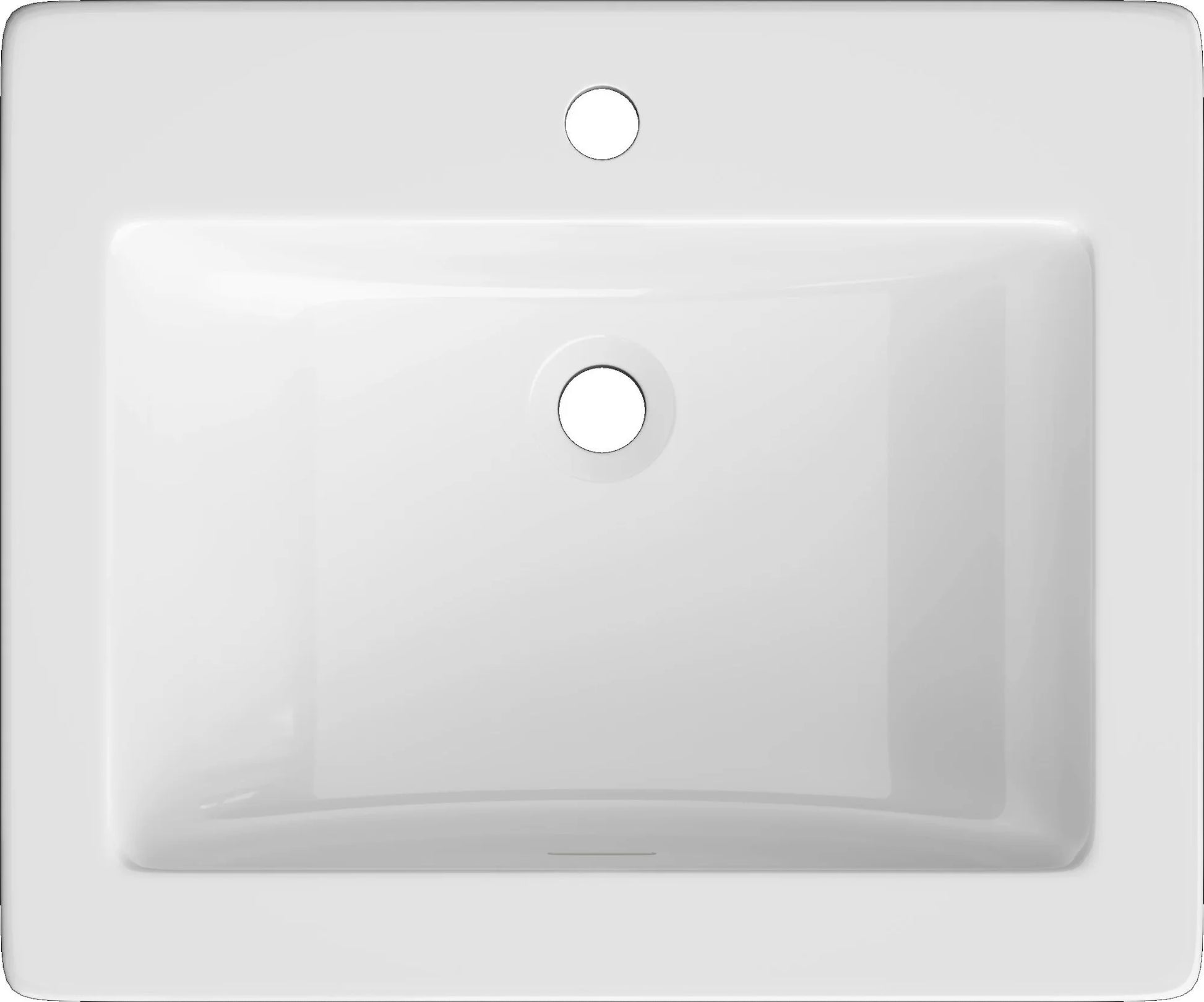 Proflo Pf21181 Hoffman 21-1/4" Rectangular Vitreous China Drop In Bathroom Sink - White