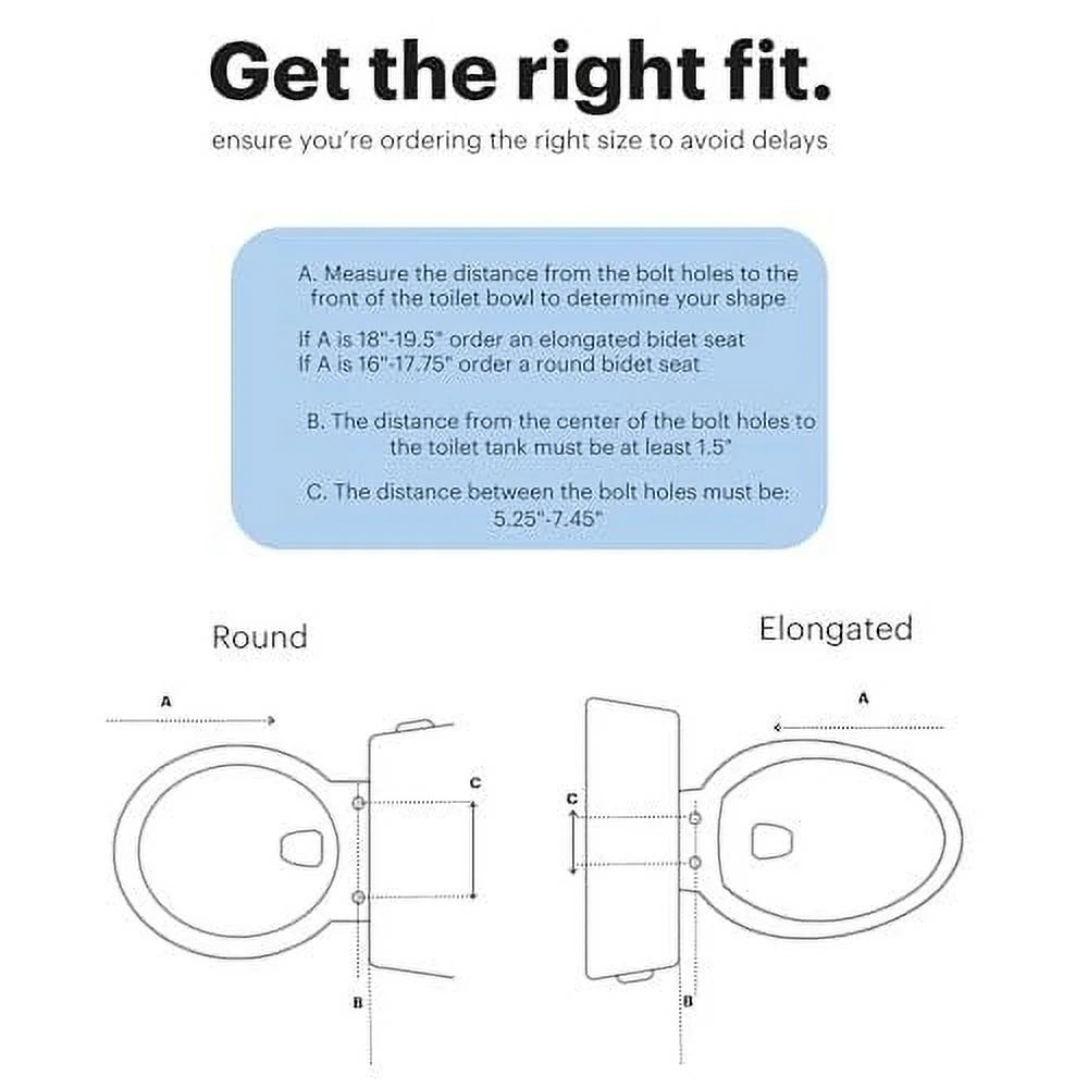 Brondell Bidet Toilet Seat Non-Electric Swash Ecoseat, Fits Elongated Toilets, White - Dual Nozzle System, Ambient Water Temperature - Bidet with Easy Installation