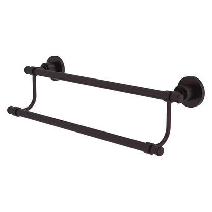 Washington Square Collection 30-in Double Towel Bar in Brushed Bronze