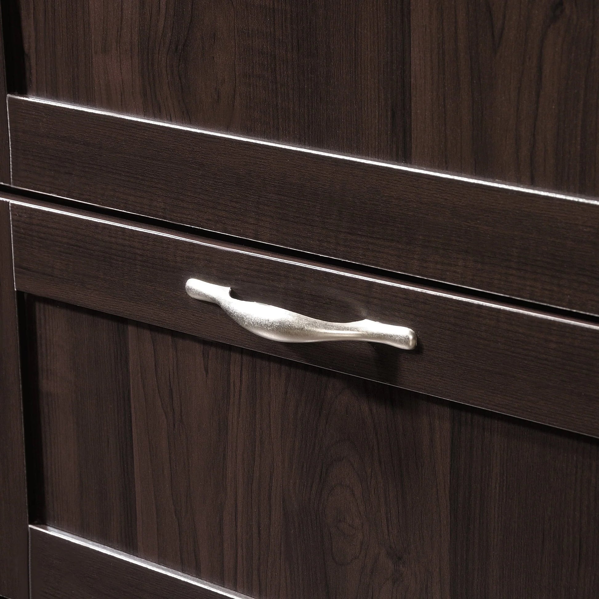 Sauder Wardrobe/Storage Cabinet, Cinnamon Cherry Finish