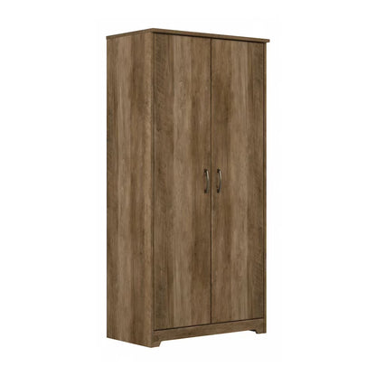 Bush Furniture Cabot Tall Bathroom Cabinet in Reclaimed Pine - Engineered Wood