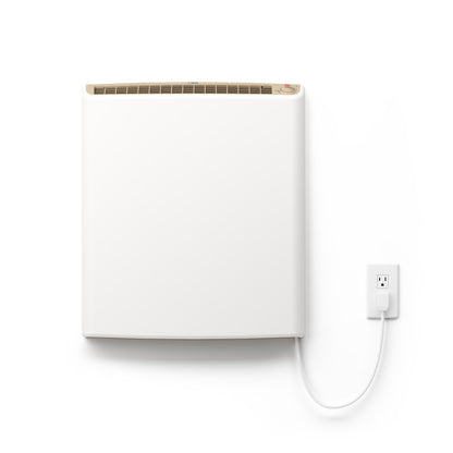 Envi Plug-in Electric Panel Wall Heater for Home, Energy Efficient, Child Safe, Quiet, Great for Bedrooms, Bathrooms, Office, Kitchen, Garage, Tip-Over Protection, Comfort-Level Adjustable Thermostat