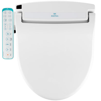 BidetMate 1000 Series Japanese Toilet Seat with Heated Bidet & Control Panel, Elongated