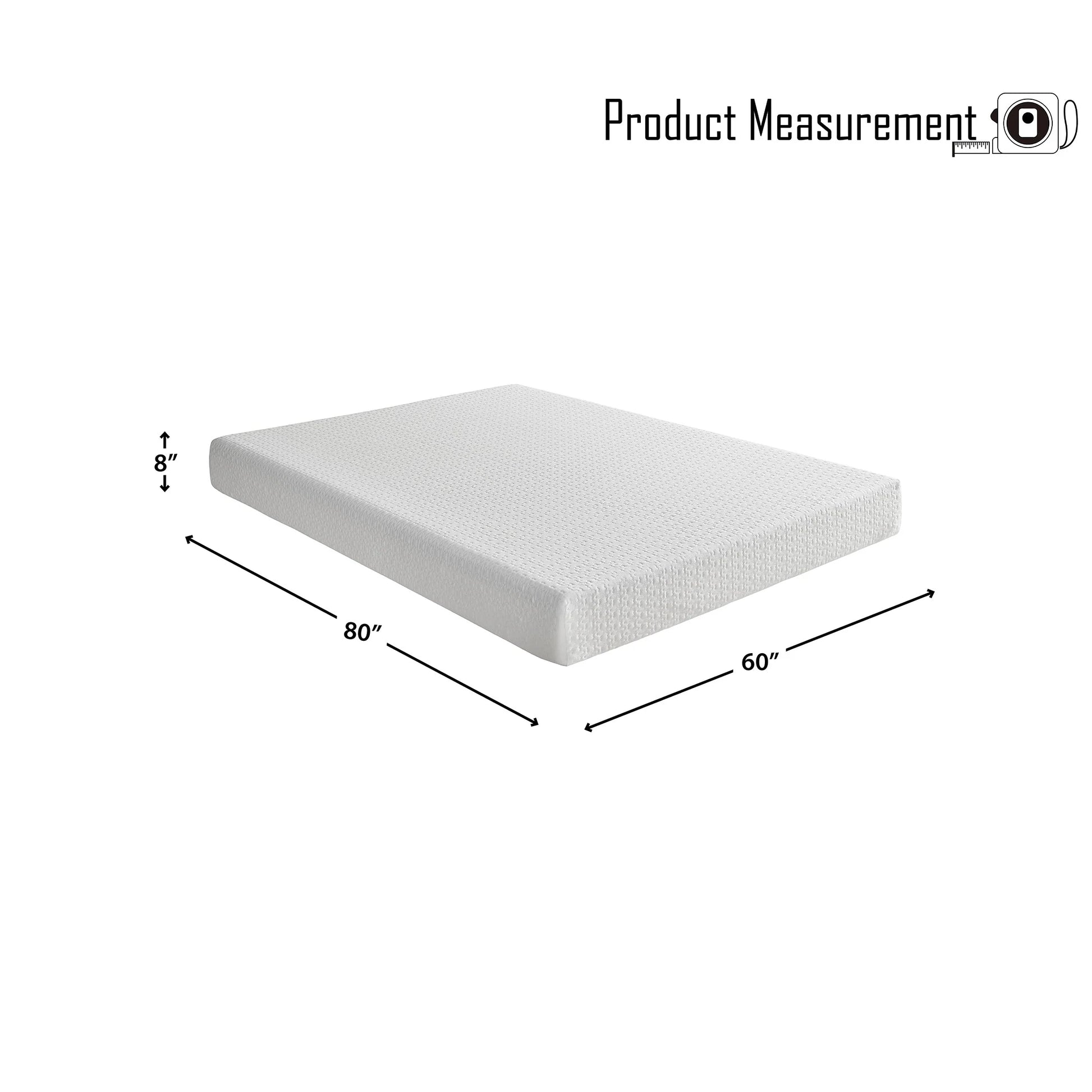 OakvillePark Malden 8-Inch Gel Infused Memory Foam Mattress, Queen