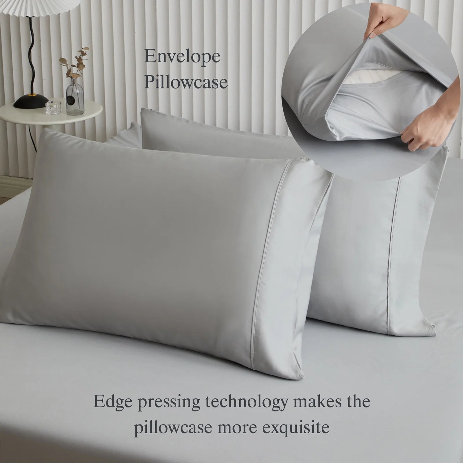 Lidoloka Luxury Lyocell Bed Sheets Set 4Pcs Queen Size for Adult,Cool& Soft,16" Deep Pocket,White