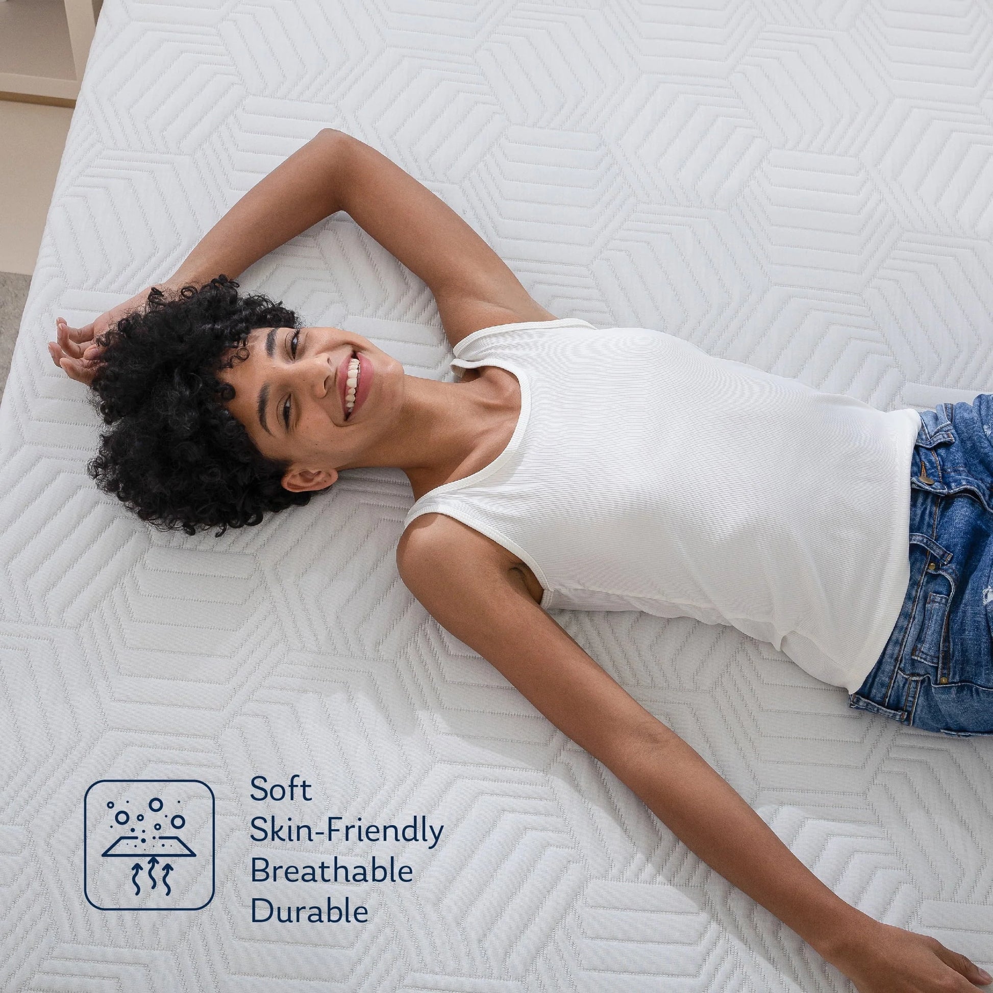 MLILY Ego Blue 8 inch Cooling Gel Memory Foam Mattress, Twin Mattress in a Box, Medium