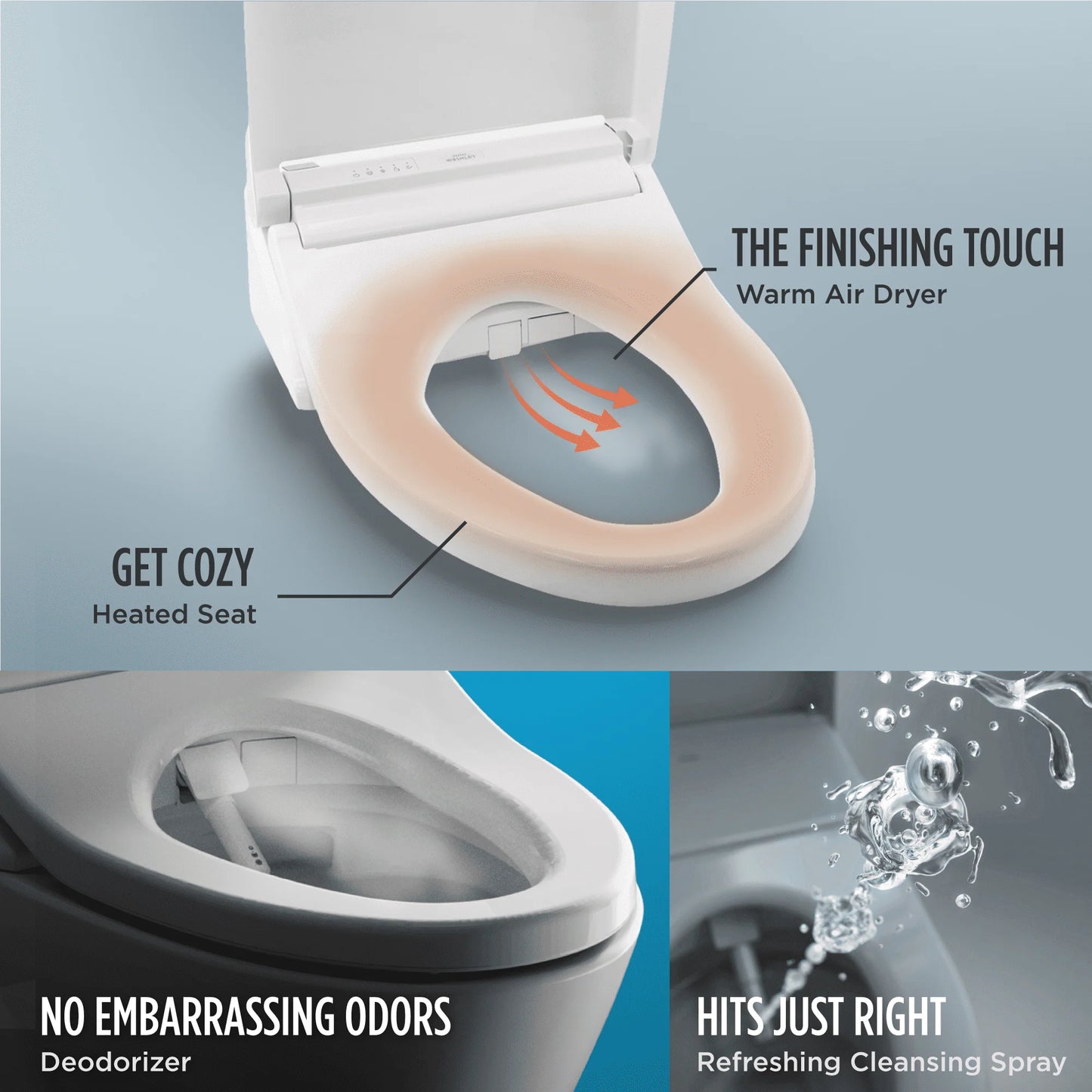 TOTO WASHLET C5 Electronic Bidet Toilet Seat with PREMIST and EWATER+ Wand Cleaning, Elongated, Sedona Beige - SW3084#12