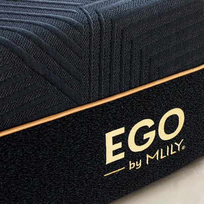 MLILY Ego Black 14 inch Queen Mattress, Cooling Gel Memory Foam Mattress in a box, Queen, Medium