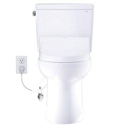 TOTO Drake 2-piece Elongated Toilet with C5 Washlet Bidet Seat