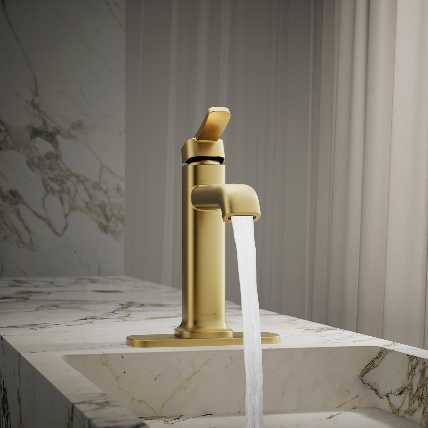 Kohler Cordate Single-handle Bathroom Faucet
