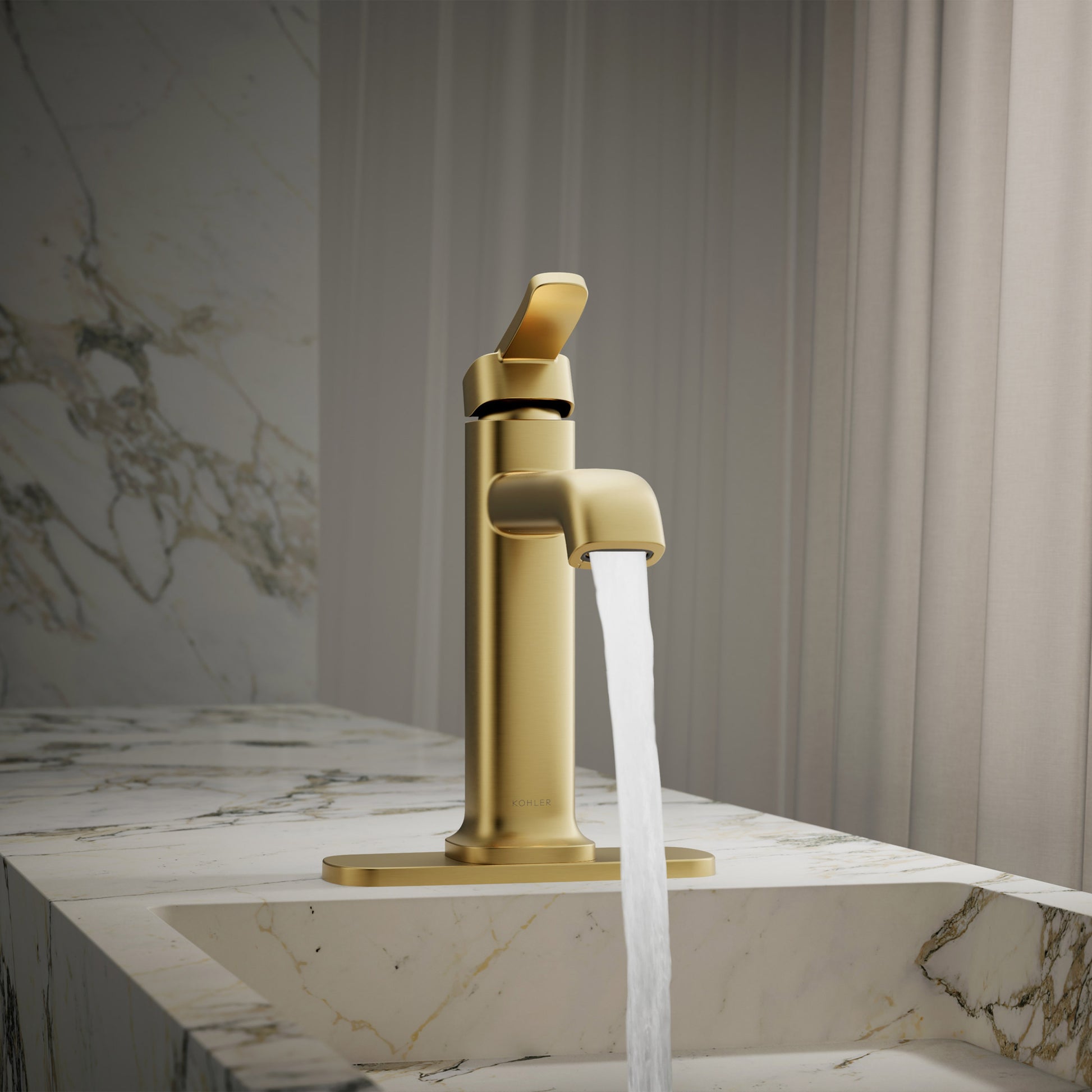 Kohler Cordate Single-handle Bathroom Faucet