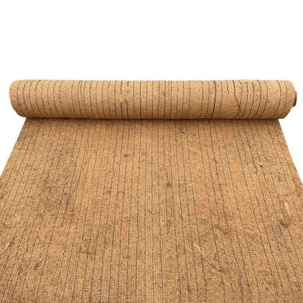 Farm Plastic Supply - Erosion Control Blanket - Coconut Garden and Landscape Cover, Erosion Control Blanket, Coconut Blanket, Erosion Control, Mulch, Slope Stabilizer (4' x 112.5')