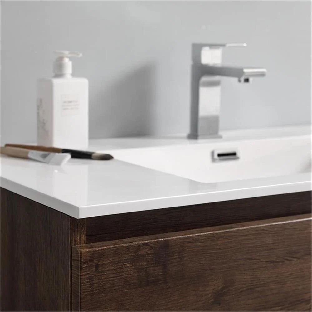 Fresca Lazzaro 36" Rosewood Free Standing Modern Bathroom Cabinet w/Integrated Sink