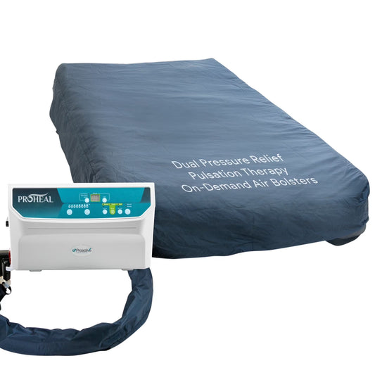 Proheal Bariatric Low Air Loss Alternating Pressure Air Mattress with Pump & Side Air Bolsters - Stages I-IV 36” x 80” x 8/11"