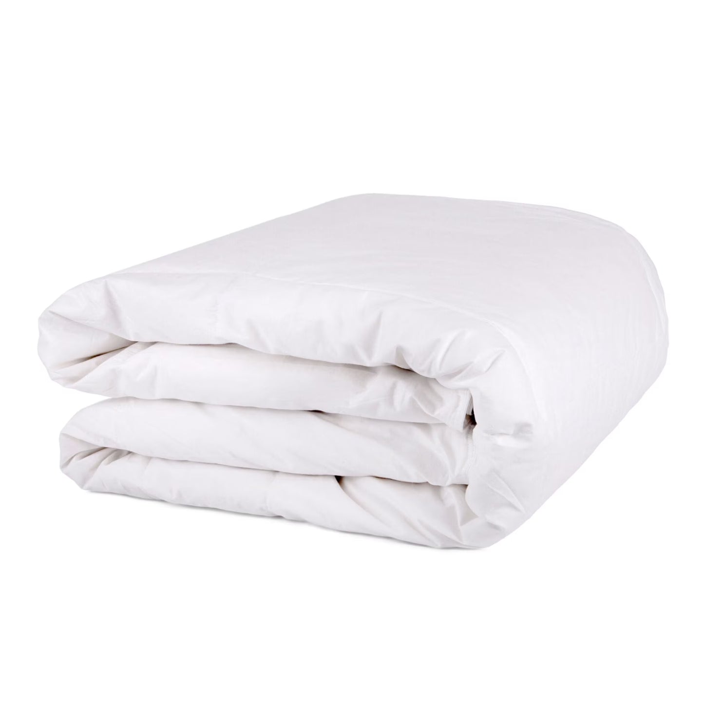 Organic Club Queen Cotton Duvet with Feather and Duck Down Filling 100% Cotton Cover Comforter All-Season Bedding Queen Size 87x87" (220x220 cm), Machine Washable, White