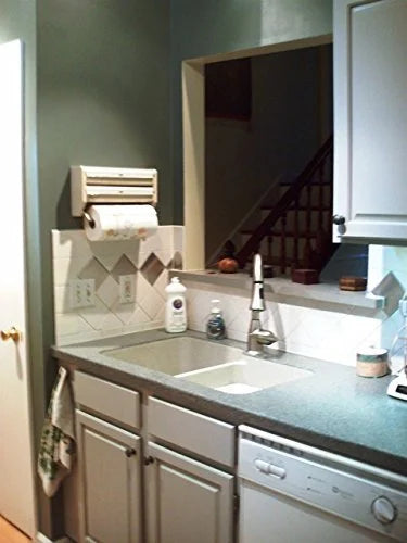 Instant Granite Countertop Vinyl Laminate Sheet | Peel & Stick | Durable Self-Adhesive Paper Roll Resists Heat, Stains, Water | Kitchen & Bath | 36° x 144° (3' x 12') | Marble Design | Luna Pearl