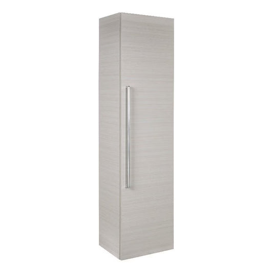 Cutler Kitchen and Bath Silhouette Modern Wood/Metal Linen Tower in Light Oak