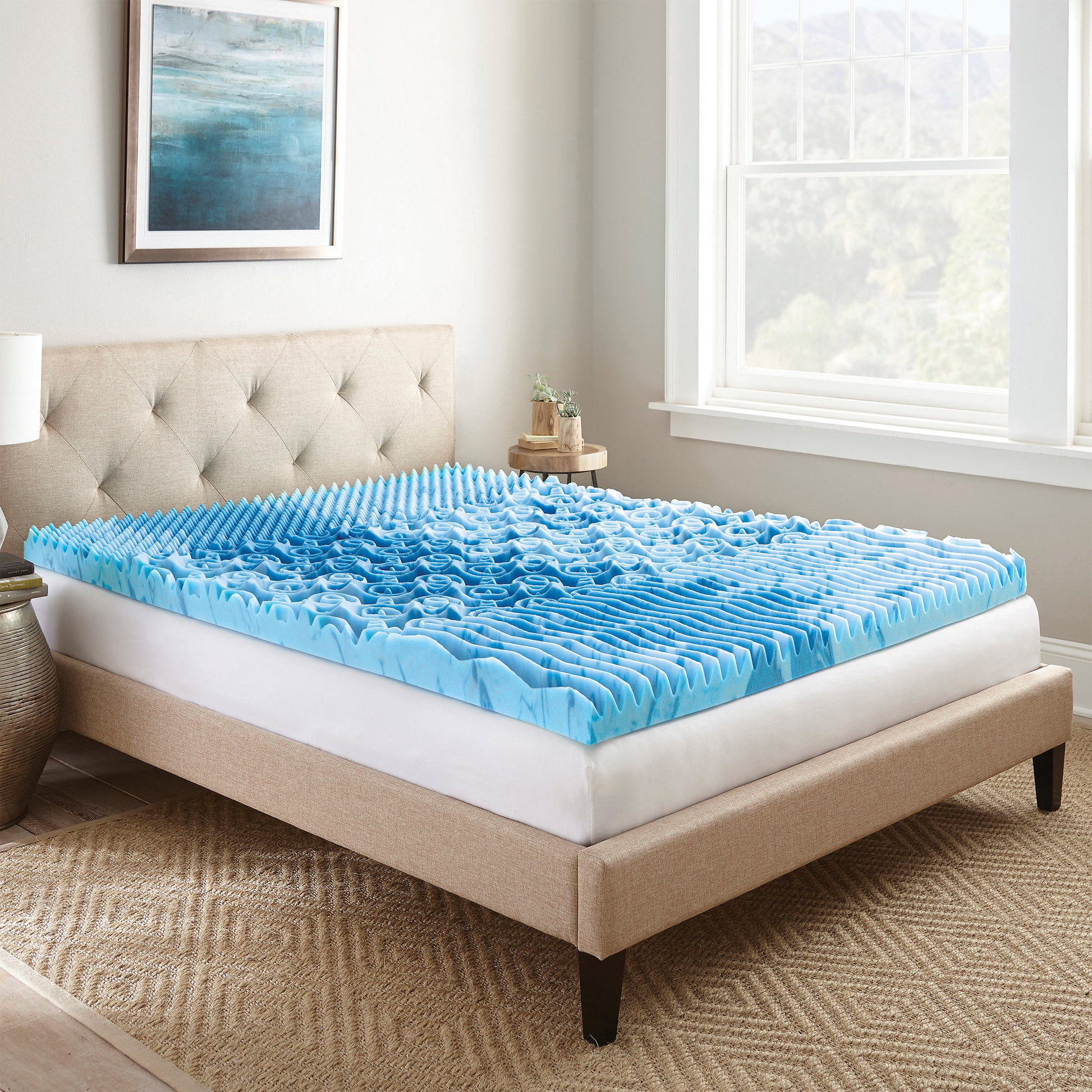 Boyd Sleep 3” Multi-Zone Cooling Gel Foam Mattress Topper