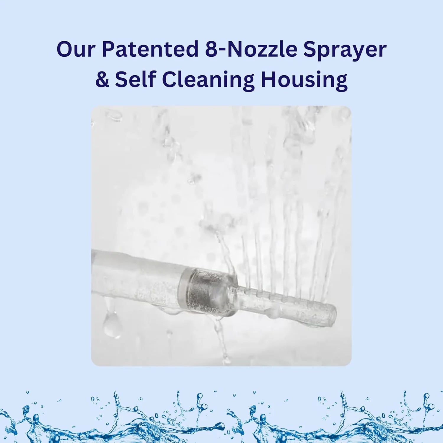 Classic (Universal) Bidet Attachment: Clinically Tested, Improved Hygiene, Self-Cleaning 8-Stream Nozzle, Non-Electric, Adjustable Water Pressure, Easy Install (Universal Classic)